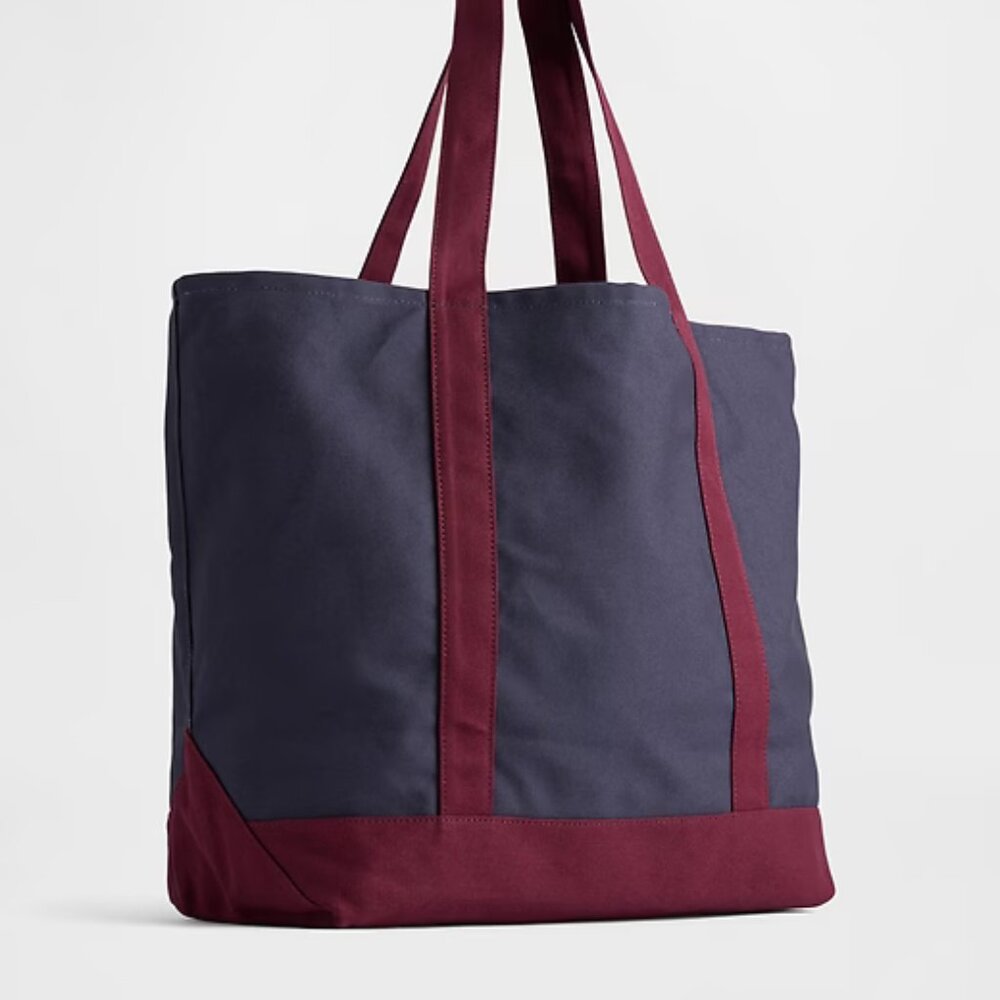 GAP Navy Blue Varsity Logo Tote Bag/NWT - Picture 3 of 11